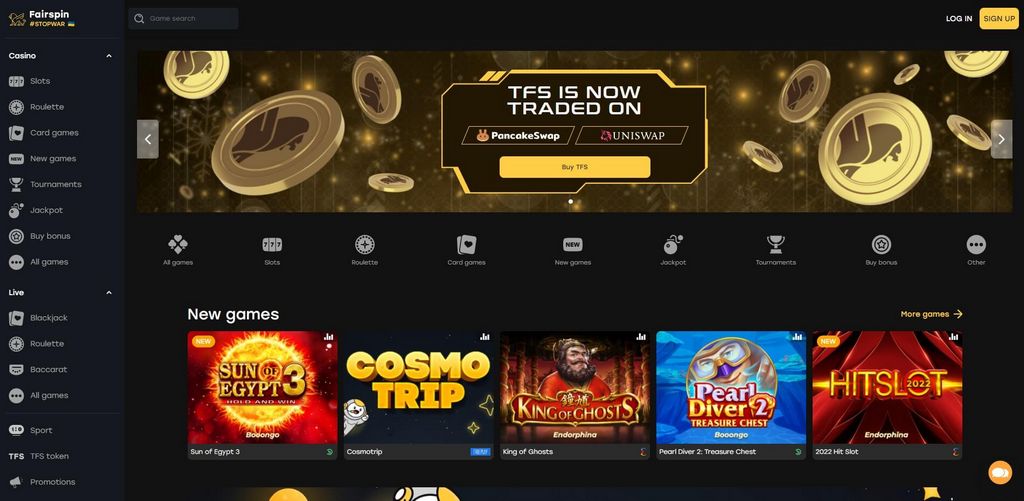 Fairspin Online casino