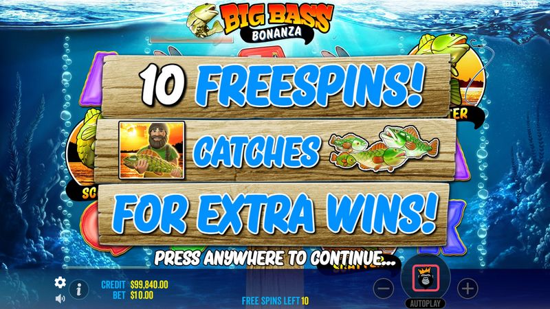 Recensie van de Big Bass Treasure Trove gokkast - 96% RTP, jackpots en bonusaanbiedingen