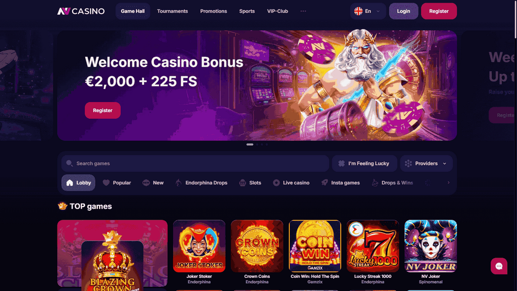 Recensioni del sito NV Casino 2026